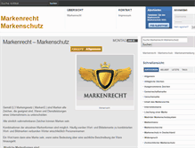 Tablet Screenshot of markenrecht-markenschutz.de